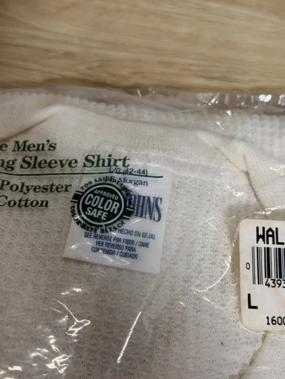 2 J.E. Morgan Original Long Johns Thermal Shirts Size Large Vintage NEW NOS